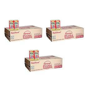 3 Thùng Sữa Bột Pha Sẵn GrowPLUS+ Đỏ 180ml Suy Dinh Dưỡng (48 Hộp x 180ml)