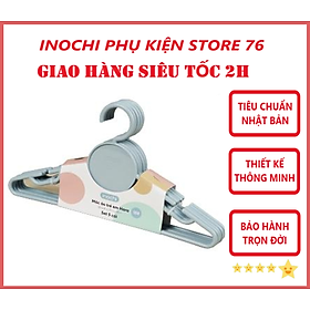 {Nhiều Sự Lựa Chọn} Lốc Móc Treo Quần Áo Đa Năng Hara Tùy Chọn Mẫu Phù Hợp Cho Các Loại Quần Áo : Áo Đầm , Áo Kiểu, Áo Mỏng , Quần Áo Người Lớn , Trẻ Em - Chính Hãng inochi ( Tặng khăn lau pakasa) Giao màu ngẫu nhiên