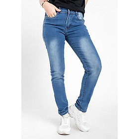 Quần jean nữ dài wash thời trang JONNY SON QXD93YAD029
