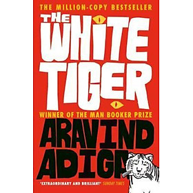 Sách - The White Tiger by Aravind Adiga (UK edition, paperback)