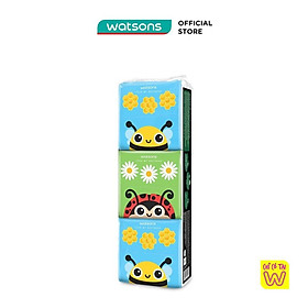 Khăn Giấy Bỏ Túi Watsons Velvety Soft Travel Tissues 2ply 80sheet x 6 Packs