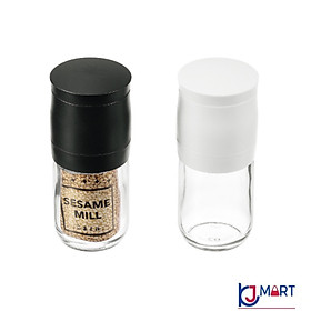 Mua Lọ xay tiêu bằng thủy tinh (nắp đen  trắng) - Nội địa Nhật Bản