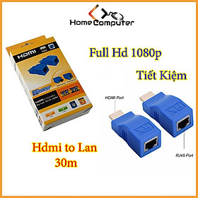 Mua Bộ HDMI To LAN 30m  Kéo Dài Hdmi Qua Dây Mạng 30m - Tiết Kiệm Chi Phí - Chất Lượng Hình Ảnh Không Đổi