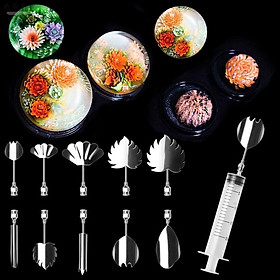 Mua BỘ DỤNG CỤ LÀM THẠCH RAU CÂU 3D TẠO KIỂU HOA LÁ NHIỀU MẪU NGHỆ THUẬT ĐỘC ĐÁO 10 MÓN CHẤT LIỆU INOX BỀN ĐẸP KHÔNG GỈ