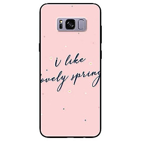 Ốp lưng dành cho Samsung S8 - S8 Plus - S9 Plus mẫu Lovely Spring