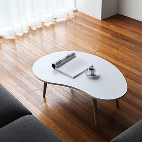 Mua Bàn Trà HẠT ĐẬU chân gỗ tự nhiên to 3cm  chân cao 30cm hoặc 40cm