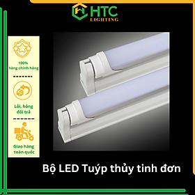 Bộ đèn LED tuýp thủy tinh 60 phân và 1.2m đơn- ánh sáng trắng/ vàng - Thương hiệu MPE (bao gồm máng)