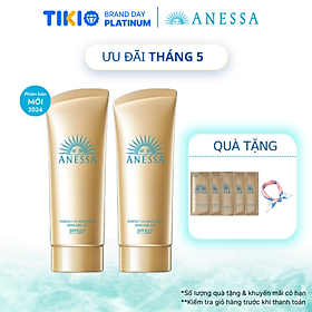 Bộ đôi 2 Kem chống nắng dạng gel bảo vệ hoàn hảo Anessa Perfect UV Sunscreen Skincare Gel 90g