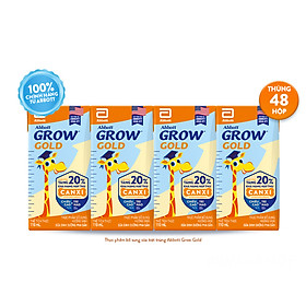 Thùng 48 Hộp Sữa Nước Abbott Grow Gold 110ml