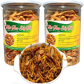 Combo 2 Hũ Khô Heo Sấy Tỏi Ớt Cao Cấp Mỗi Hũ 200G Hiệu SK FOOD