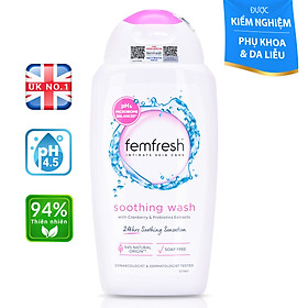 Hình ảnh Dung dịch vệ sinh phụ nữ cao cấp Femfresh Soothing Wash 250ml