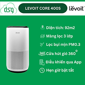 Mua Máy Lọc Không Khí Levoit Core 400S 92m2 | Bộ Lọc HEPA 13 Lọc Bụi Mịn | Hàng Chính Hãng