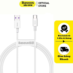 Cáp sạc nhanh Baseus Superior Series Type C 100W (480Mbps, USB to Type-C, ABS+TPE, Fast Charging Data Cable) CAYS- Hàng chính hãng