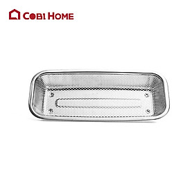 Rổ lưới bằng inox hình chữ nhật có đế đựng rau củ - 2 kiểu lưới