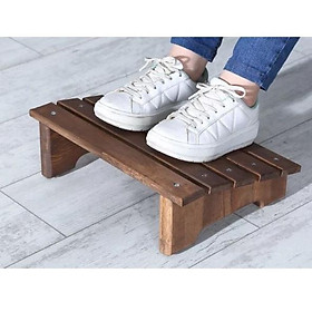 Mua Kê Để Chân Văn Phòng Gỗ Thông ST4