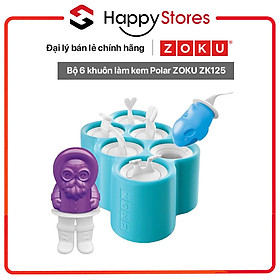 Bộ 6 khuôn làm kem Polar ZOKU ZK125 - Hàng chính hãng 