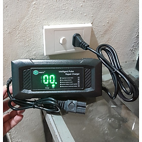 BỘ SẠC BÌNH ẮC QUY XE ĐẠP ĐIỆN XE ĐIỆN LOẠI 48V 60V 20AH ĐIỆN TỬ THÔNG MINH