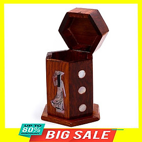 Mua Lọ đựng tăm bằng gỗ khảm trai bền đẹp