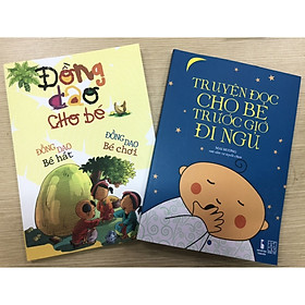 Combo Sách Đồng Dao cho bé - Truyện đọc cho bé trước giờ đi ngủ