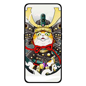 Ốp Lưng in cho Oppo K3 Mẫu Mèo Samurai - Hàng Chính Hãng