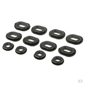 set of 12 Rubber Side Cover Grommets Replacement for GS125 for Suzuki Motorcycle
