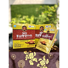 Nước hồng sâm Đông trùng hạ thảo hộp 70ml*60 gói - Quà tặng sức khỏe mọi nhà