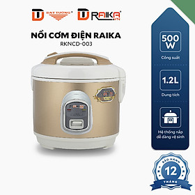 Mua Nồi Cơm Điện Raika Vàng 1 2L - RKNCD03 - Hàng Chính Hãng