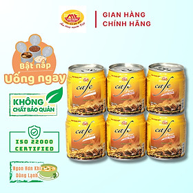 Cà Phê Sữa Minh Trung 170ml - Combo 6 Lon Cà Phê Sữa 6