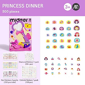 Đồ Chơi Dán Móng Tay Cho Bé Gái - Mideer Bling Bling Nail Stickers