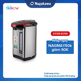 Bình Thủy Điện 3 Mức Nhiệt Nagakawa NAG0405 (5.0 Lít) - Hàng Chính Hãng