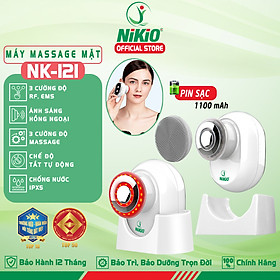 Máy Massage Mặt, Nâng Cơ Điện Di Tinh Chất Làm Trẻ Hóa Da Kết Hợp Rửa Mặt Nikio NK-121