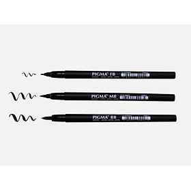 SAKURA - BÚT CỌ PIGMA, MÀU ĐEN BB (Bold Brush)
