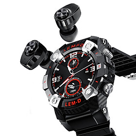 Mua Đồng hồ thông minh kết hợp tai nghe rời bluetooth 2 trong 1 Lemfo LemD - Hàng chính hãng