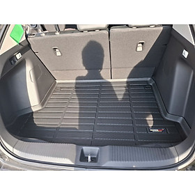 Thảm lót cốp xe ô tô Honda HRV 2023+ Nhãn hiệu Macsim chất liệu nhựa TPE cao cấp màu đen