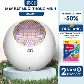 Máy bắt muỗi thông minh Lebenlang LBL2301, cảm biến quang tự động thông minh, công suất 10W, bảo hành 2 năm – Hàng chính hãng