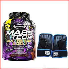 Sữa tăng cân tăng cơ Mass Tech Extreme 2000 7lbs (~3.18kg) - Hương vị Chocolate – Hỗ trợ Tăng Cân Nhanh + Tăng Sức Mạnh từ nguồn dinh dưỡng đầy đủ như 1 bữa ăn - Hàng nhập khẩu chính hãng Muscletech - Kèm quà tặng