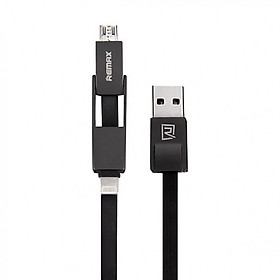 Mua Cáp Sạc 2 in 1 USB Sang Micro  Và Lightning RC-042t - Dài 1M