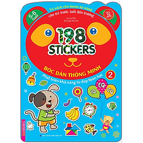 Sách Bóc Dán Hình Thông Minh Phát Triển Khả Năng Tư Duy Toán Học IQ EQ CQ (5-6 Tuổi) - 198 Sticker (Quyển 2)