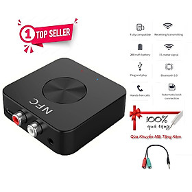 Mua Hàng Chính Hãng - Bộ Thu Phát BT-21JA Bluetooth 5.0 Phạm Vi Kết Nối 15m Chế Độ Chuyển Đổi Linh Hoạt RX TX Âm Thanh Hi-Fi Hỗ Trợ Đàm Thoại Tương Thích Rộng Rãi Android Ios TV PC Loa Pin Li-Polymer 200mAh Nhỏ Gọn Dễ Sử Dụng - ROGTZ