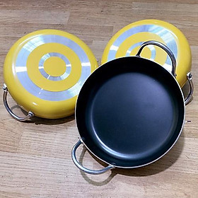 Mua Chảo xào 2 quai chống dính sơn màu Red size 22 cm