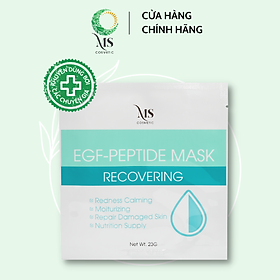 Mặt Nạ Dạng Thạch MS EGF - Peptide Mask Giúp Dưỡng Ẩm, Mặt Nạ Thạch Phục Hồi Và Tái Tạo Da Giúp Da Săn Chắc (1 Miếng - 23g) - MỸ PHẨM MS COSMETIC