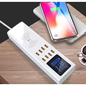 Mua Sạc báo dòng YC-CDA23W hỗ trợ sạc không dây (8 cổng-40W)