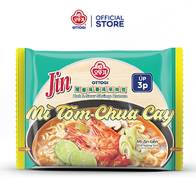 Hình ảnh Mì ăn liền Jin Mì Tôm Chua Cay Ottogi 70g