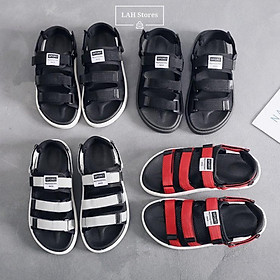 Dép sandal nữ phong cách Unisex LAH STORES. Vải bố siêu chắc chắn. Quai hậu rời siêu chất. DSNU09