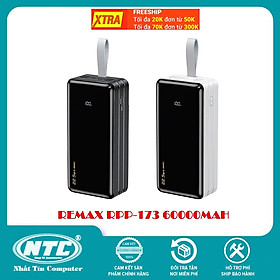 Mua Pin sạc dự phòng Remax RPP-173 60000mAh 22.5W  lõi Li-Polymer 3 cổng Input / 5 cổng Output (nhiều màu) - Hàng chính hãng