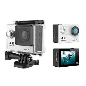 H9 không có cổng HD Camera hành động Wifi 4k Thể thao Đầu ghi DV chống nước chuyên nghiệp Full Hd 1080P Đi xe đạp ngoài trời Lặn Màu sắc: Trắng