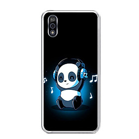 Ốp lưng điện thoại Vsmart Bee 3 - Silicon dẻo - 0334 PANDA05 - Hàng Chính Hãng