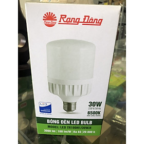 Bóng led trụ 20w-30w - 50w -60w ánh sáng trắng -vàng- Rạng Đông