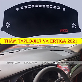 [  Xl7 và Ertiga  Từ 2019 đến 2021  ] Thảm taplo da cacbon,vân gỗ, da lộn, da pu mới nhất chuẩn form