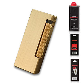 Mua Hộp Quẹt Bật Lửa Xăng Đá Đồng Nguyên Khối Z9 Thiết Kế Thủ Công Độc Lạ + Tặng Xăng Bấc Đá Chuyên Dụng Dùng Cho Bật Lửa